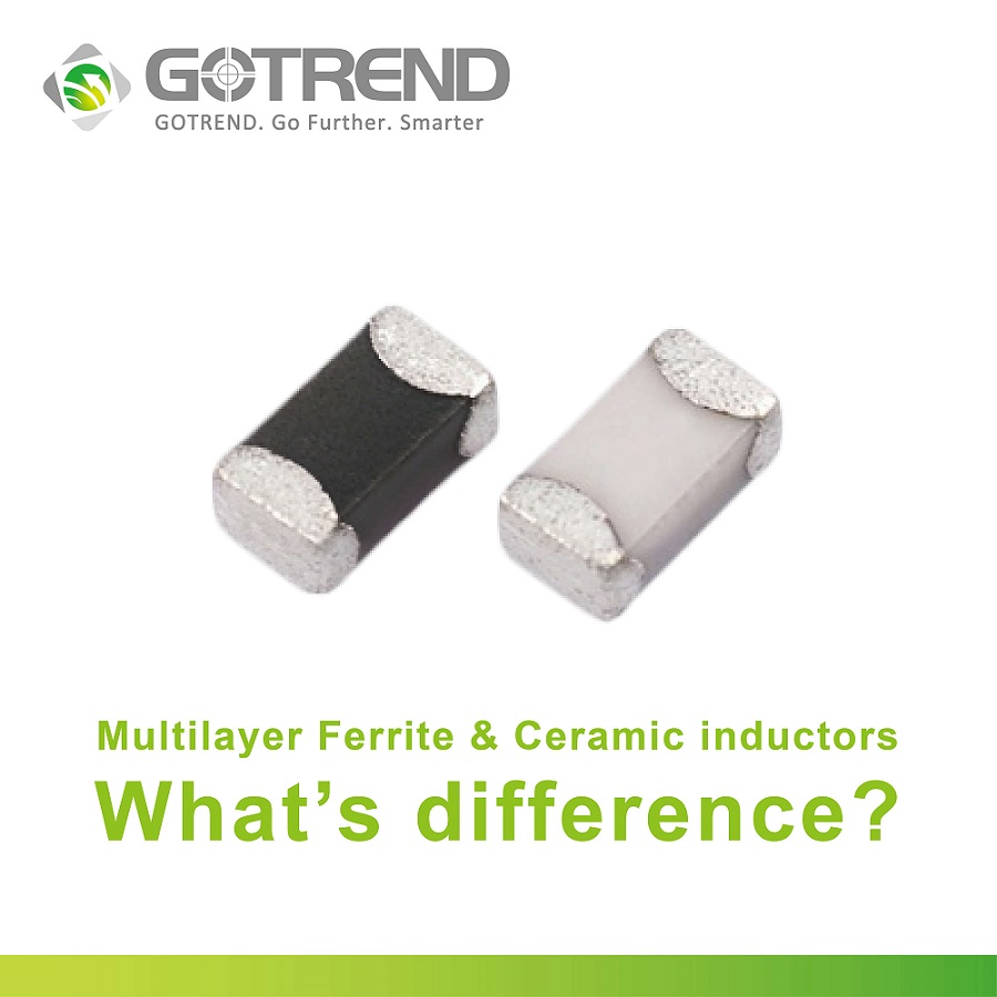 What is the difference between a multilayer ceramic inductors and a ferrite inductors?